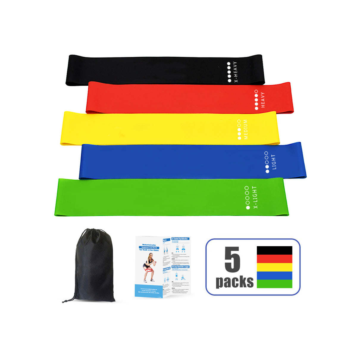 Resistance Bands Set – Home Workout Fitness Bands | Swollen Nerd”