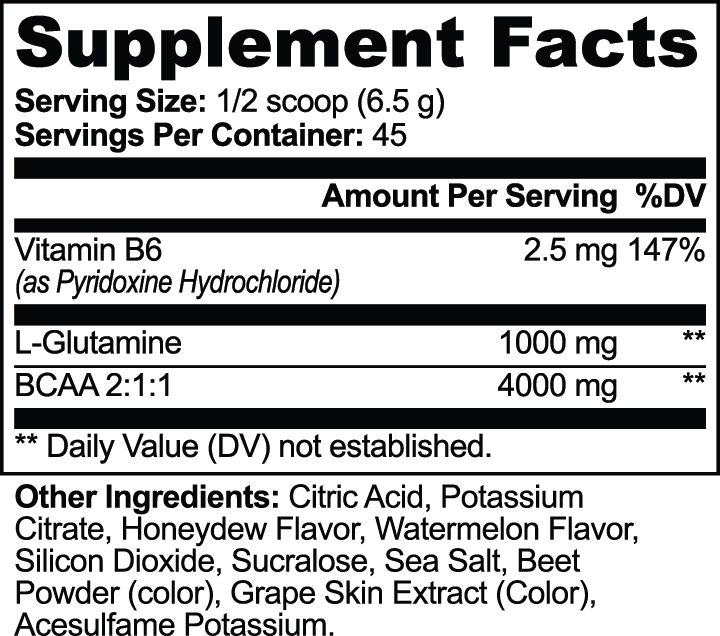 REGEN-BCAA Post Workout Powder (Honeydew/Watermelon)