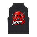 Swollen Nerd LOCKED IN Pre workout Sleeveless hoodie
